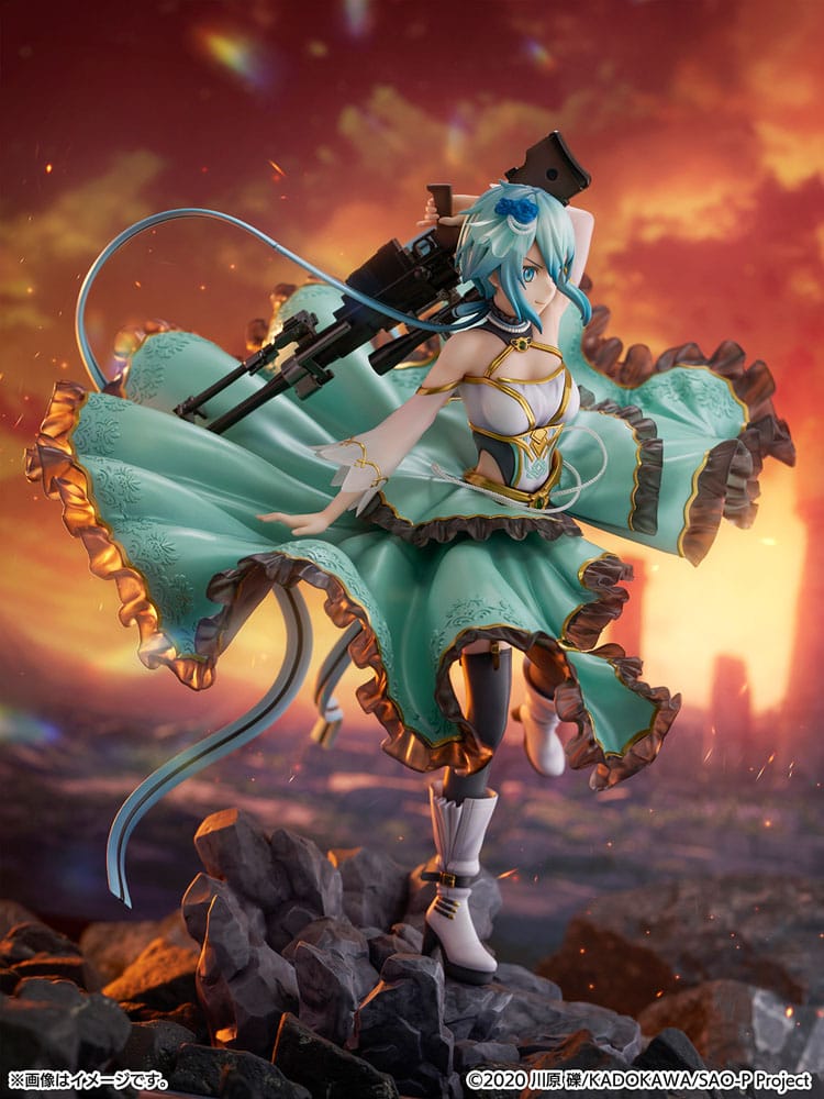 Sword Art Online SHIBUYA SCRAMBLE FIGURE PVC Statue 1/7 Sinon