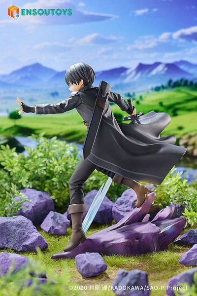 Sword Art Online Statue 1/7 Progressive Scherzo of Deep Night Kirito 22cm - Scale Statue - Ensoutoys - Hobby Figures UK
