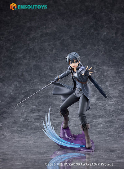 Sword Art Online Statue 1/7 Progressive Scherzo of Deep Night Kirito 22cm - Scale Statue - Ensoutoys - Hobby Figures UK