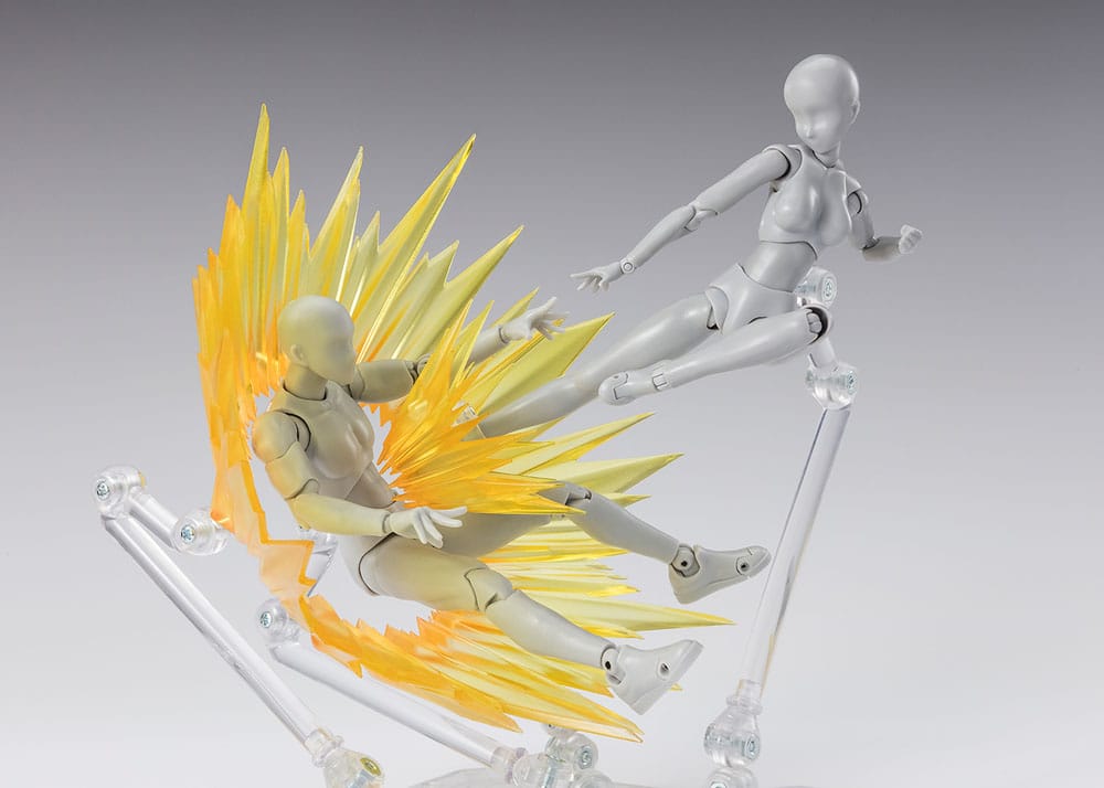 Tamashii Effect Action Figure Accessory Shock Impact Yellow Ver. for S.H.Figuarts - Action Figures - Bandai Tamashii Nations - Hobby Figures UK