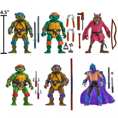 Teenage Mutant Ninja Turtles 6-Pack Action Figures 1988 Remastered heo EU Exclusive - Action Figures - Playmates - Hobby Figures UK