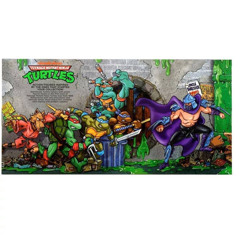 Teenage Mutant Ninja Turtles 6-Pack Action Figures 1988 Remastered heo EU Exclusive - Action Figures - Playmates - Hobby Figures UK