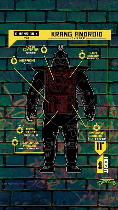 Teenage-Mutant-Ninja-Turtles-Action-Figure-Krang-Android-Full-Color-28cm - Action Figures - Super7 - Hobby Figures UK