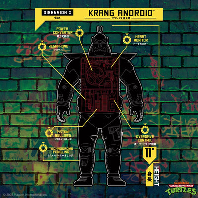 Teenage-Mutant-Ninja-Turtles-Action-Figure-Krang-Android-Full-Color-28cm - Action Figures - Super7 - Hobby Figures UK