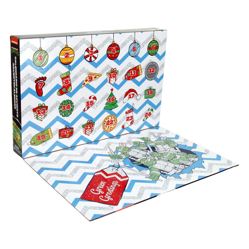 Teenage Mutant Ninja Turtles Battle Diecast Mini Figures Advent Calendar Holiday 2024 - Mini Figures - Jada Toys - Hobby Figures UK