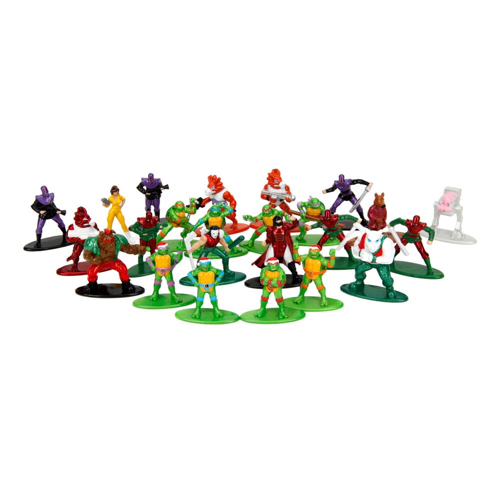 Teenage Mutant Ninja Turtles Battle Diecast Mini Figures Advent Calendar Holiday 2024 - Mini Figures - Jada Toys - Hobby Figures UK