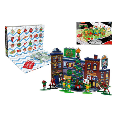 Teenage Mutant Ninja Turtles Battle Diecast Mini Figures Advent Calendar Holiday 2024 - Mini Figures - Jada Toys - Hobby Figures UK