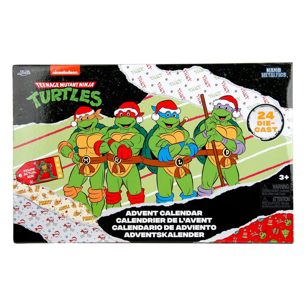 Teenage Mutant Ninja Turtles Battle Diecast Mini Figures Advent Calendar Holiday 2024 - Mini Figures - Jada Toys - Hobby Figures UK