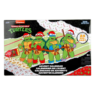 Teenage Mutant Ninja Turtles Battle Diecast Mini Figures Advent Calendar Holiday 2024 - Mini Figures - Jada Toys - Hobby Figures UK