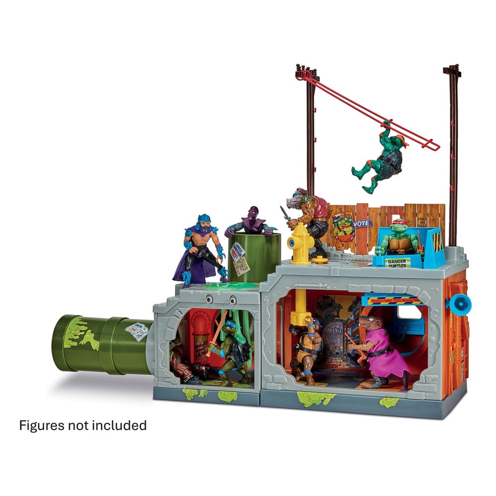 Teenage Mutant Ninja Turtles Building Secret Sewer Lid Playset Mutant Module heo EU Exclusive 30cm - Action Figures - Playmates - Hobby Figures UK