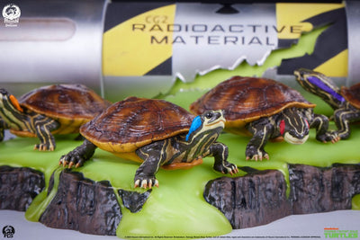 Teenage Mutant Ninja Turtles Diorama Statue 1/1 Origins 13cm - Scale Statue - Premium Collectibles Studio - Hobby Figures UK