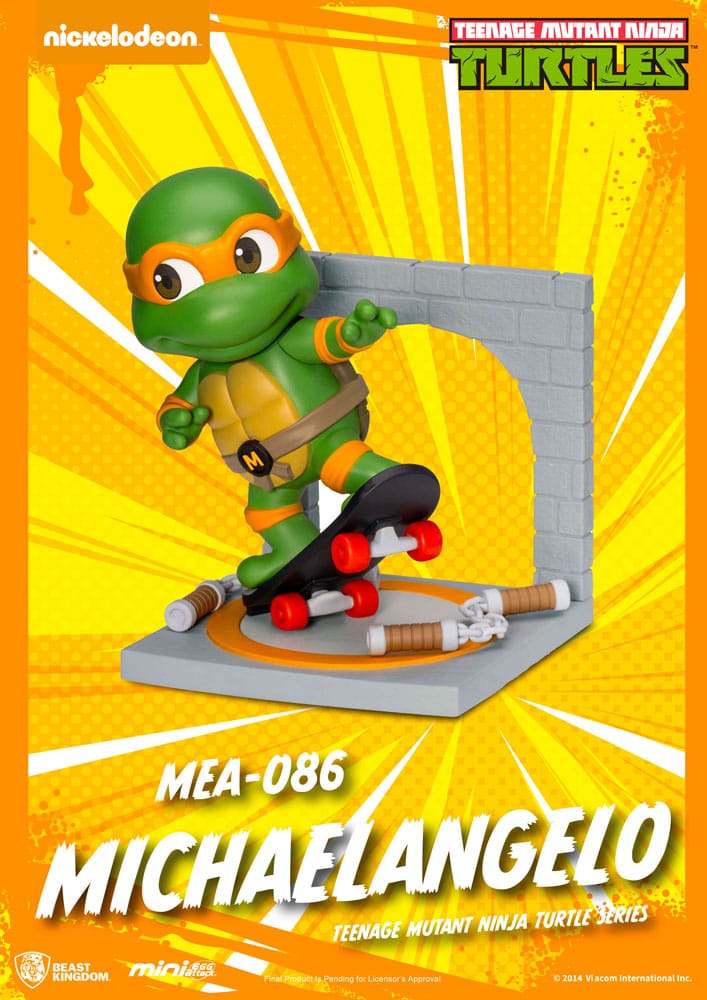 Teenage Mutant Ninja Turtles Mini Egg Attack Blind Box Figures Series 12cm Assortment (6) - Action Figures - Beast Kingdom Toys - Hobby Figures UK