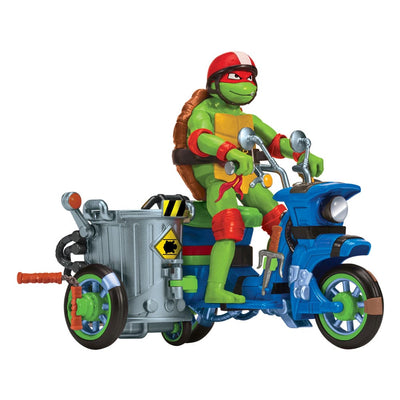 Teenage Mutant Ninja Turtles: Mutant Mayhem Action Figure Raphael & Scooter with Sidecar 11cm - Action Figures - Playmates - Hobby Figures UK