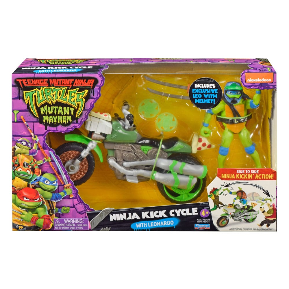 Teenage Mutant Ninja Turtles: Mutant Mayhem Vehicles with Figures 30cm Assortment (4) - Mini Figures - Playmates - Hobby Figures UK