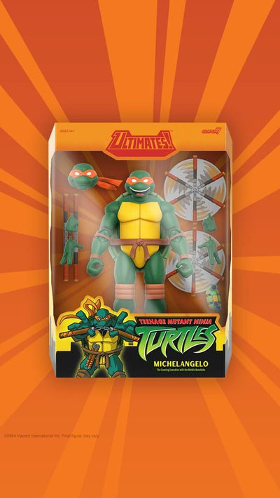 Teenage Mutant Ninja Turtles Ultimates Action Figure Wave 12 Michelangelo 18cm - Action Figures - Super7 - Hobby Figures UK