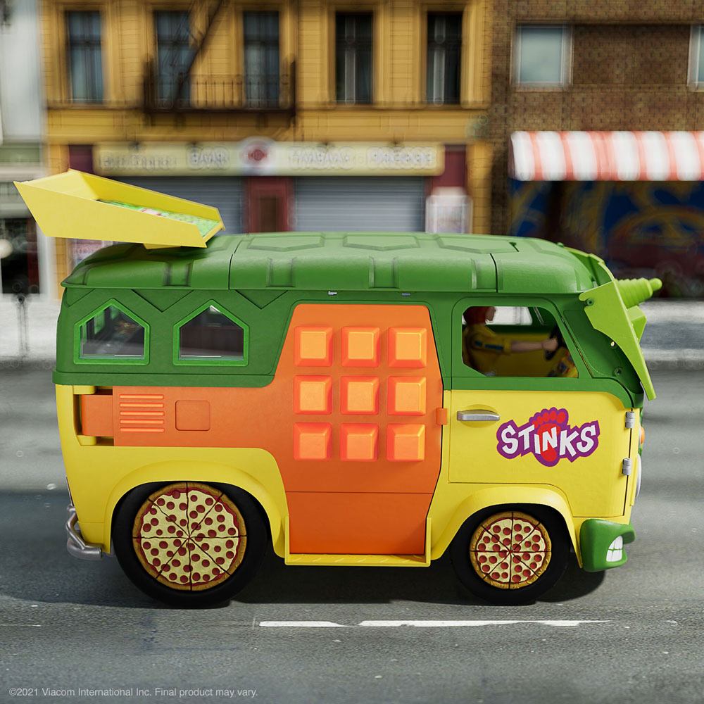 Teenage Mutant Ninja Turtles Ultimates Vehicle Party Wagon 51 x 35cm - Action Figures - Super7 - Hobby Figures UK