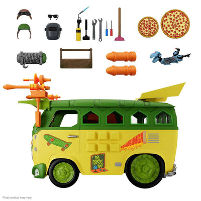 Teenage Mutant Ninja Turtles Ultimates Vehicle Party Wagon 51 x 35cm - Action Figures - Super7 - Hobby Figures UK