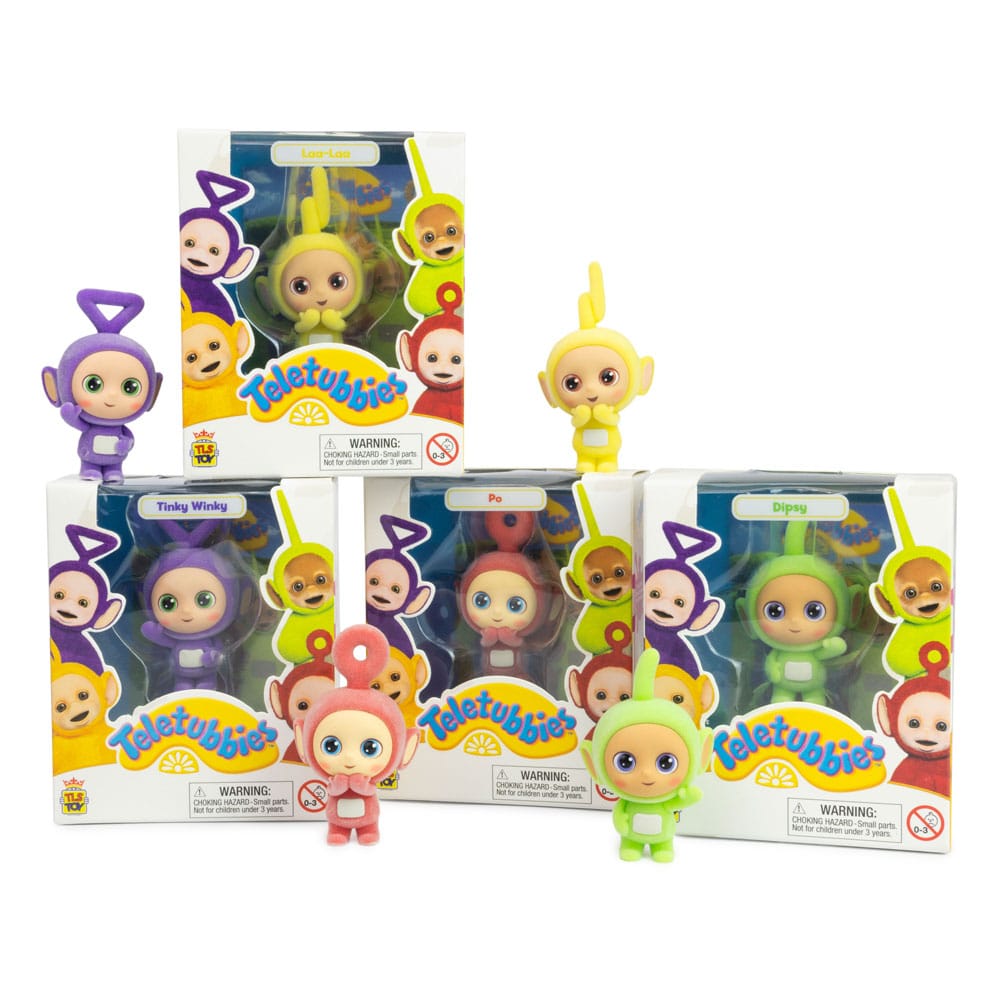 Teletubbies Cheebee Mini figures Teletubbies Flocked 6cmAssortment (12) - Mini Figures - The Loyal Subjects - Hobby Figures UK