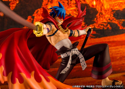 Tengen Toppa Gurren Lagann PVC Statue Kamina & Gurren 27cm - Scale Statue - Proof - Hobby Figures UK