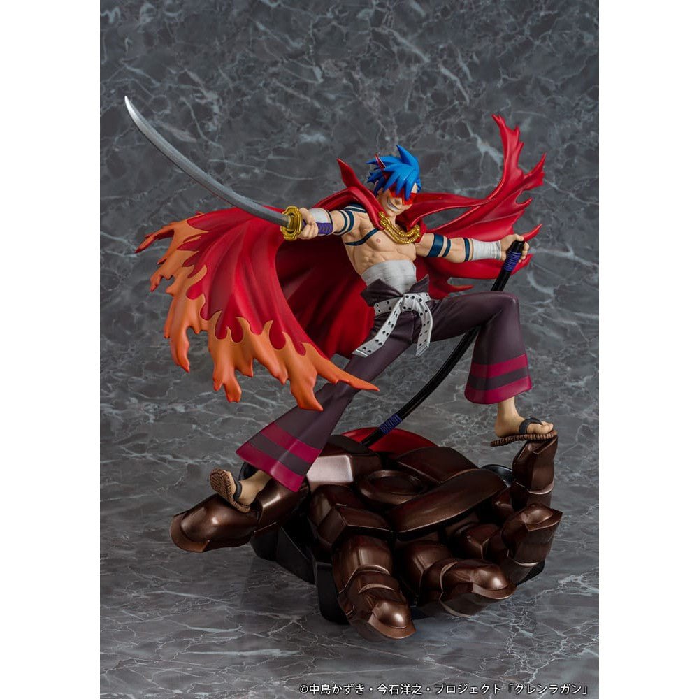 Tengen Toppa Gurren Lagann PVC Statue Kamina & Gurren 27cm - Scale Statue - Proof - Hobby Figures UK