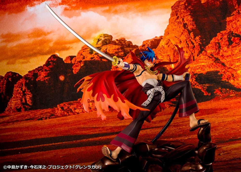 Tengen Toppa Gurren Lagann PVC Statue Kamina & Gurren 27cm - Scale Statue - Proof - Hobby Figures UK