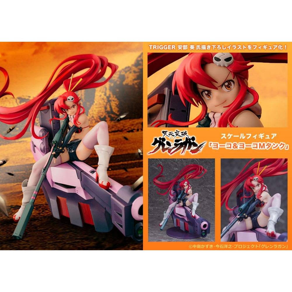 Tengen Toppa Gurren Lagann PVC Statue Yoko & Yoko M Tank 25cm - Scale Statue - Proof - Hobby Figures UK