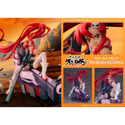 Tengen Toppa Gurren Lagann PVC Statue Yoko & Yoko M Tank 25cm - Scale Statue - Proof - Hobby Figures UK
