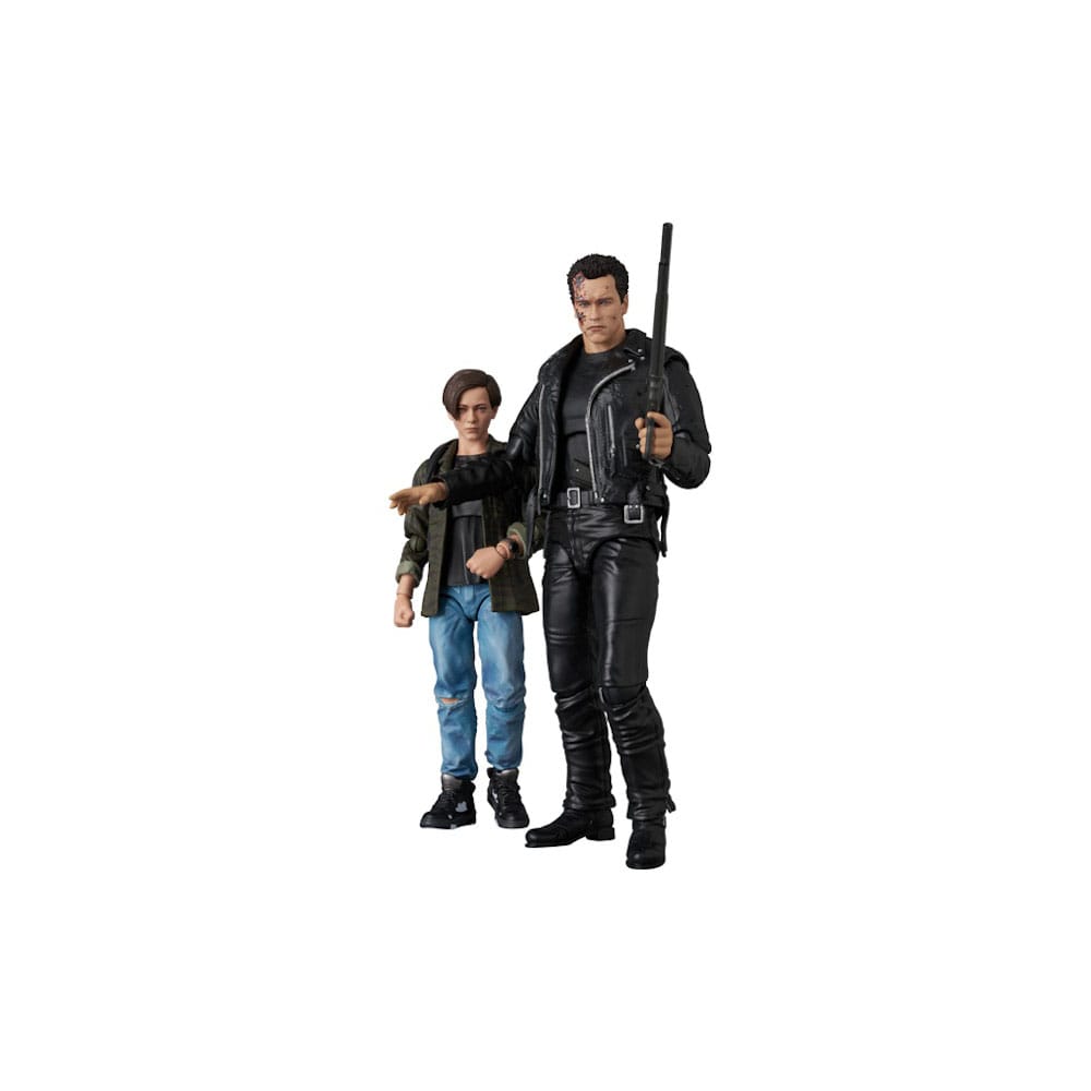 Terminator 2 MAFEX Action Figure T-800 (T2 Ver.) & John Connor
