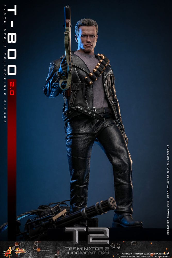Terminator 2 Movie Masterpiece Action Figure 1/6 T-800 2.0 32cm