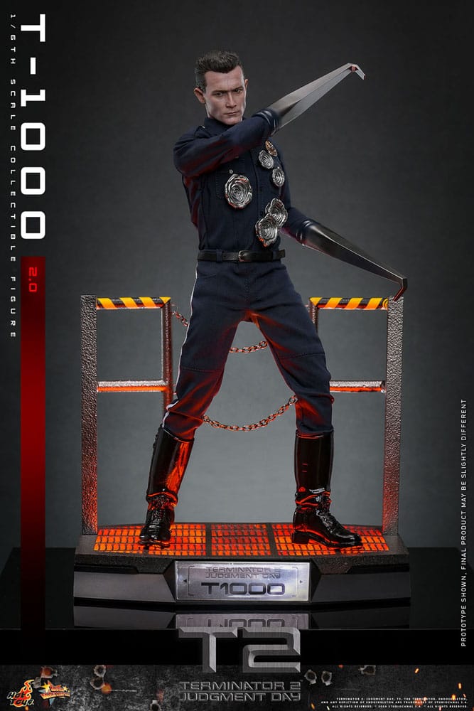 Terminator 2 Movie Masterpiece Action Figure 1/6 T-1000 (2.0) 31cm - Action Figures - Hot Toys - Hobby Figures UK