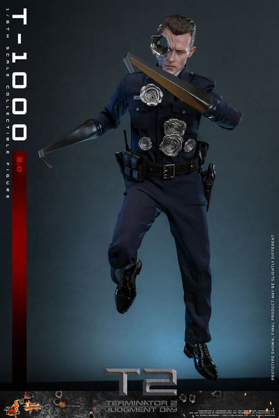 Terminator 2 Movie Masterpiece Action Figure 1/6 T-1000 (2.0) 31cm - Action Figures - Hot Toys - Hobby Figures UK