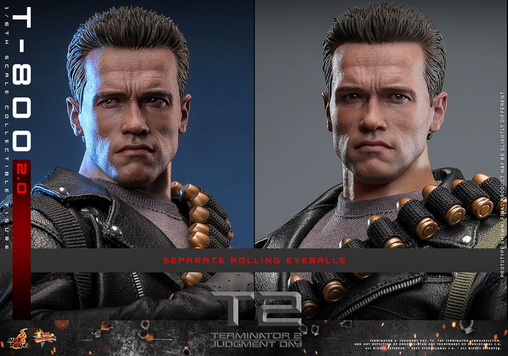 Terminator 2 Movie Masterpiece Action Figure 1/6 T-800 2.0 32cm