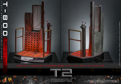 Terminator 2 Movie Masterpiece Action Figure 1/6 T-800 Battle Damaged Version 2.0 32cm - Action Figures - Hot Toys - Hobby Figures UK