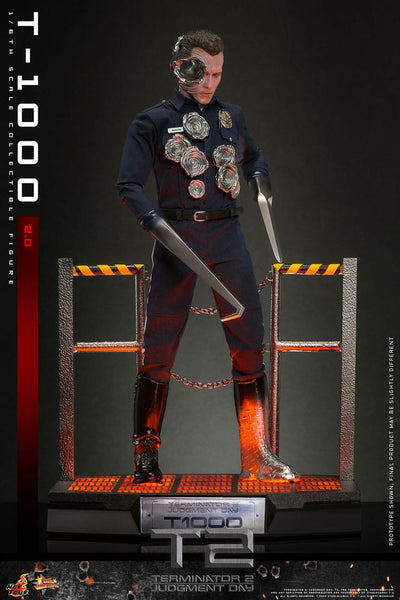 Terminator 2 Movie Masterpiece Action Figure 1/6 T-1000 (2.0) 31cm - Action Figures - Hot Toys - Hobby Figures UK