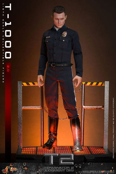 Terminator 2 Movie Masterpiece Action Figure 1/6 T-1000 (2.0) 31cm - Action Figures - Hot Toys - Hobby Figures UK