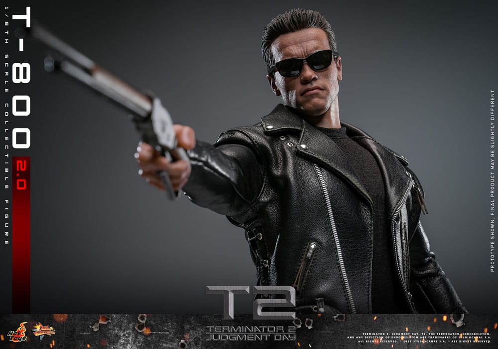 Terminator 2 Movie Masterpiece Action Figure 1/6 T-800 2.0 32cm