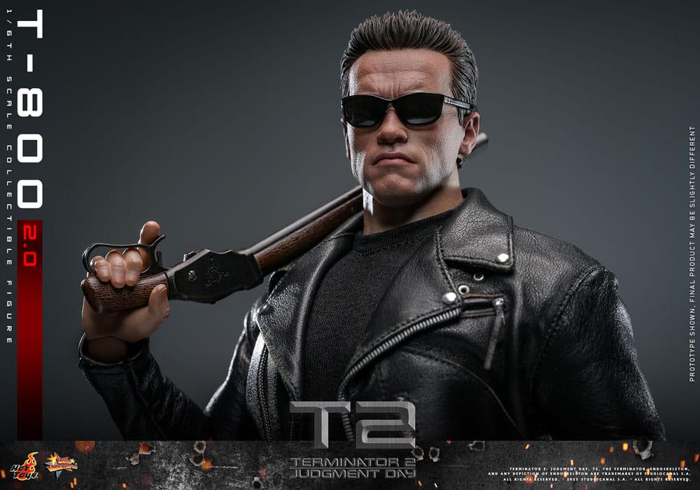 Terminator 2 Movie Masterpiece Action Figure 1/6 T-800 2.0 32cm