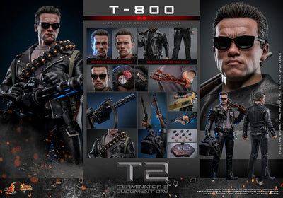 Terminator 2 Movie Masterpiece Action Figure 1/6 T-800 2.0 32cm