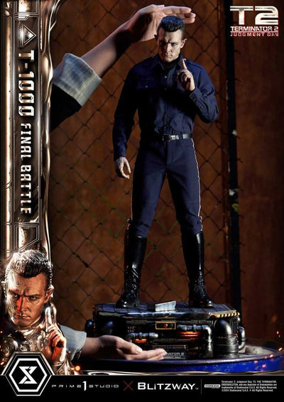 Terminator 2 Museum Masterline Series Statue 1/3 T-1000 Final Battle 73cm - Scale Statue - Prime 1 Studio - Hobby Figures UK