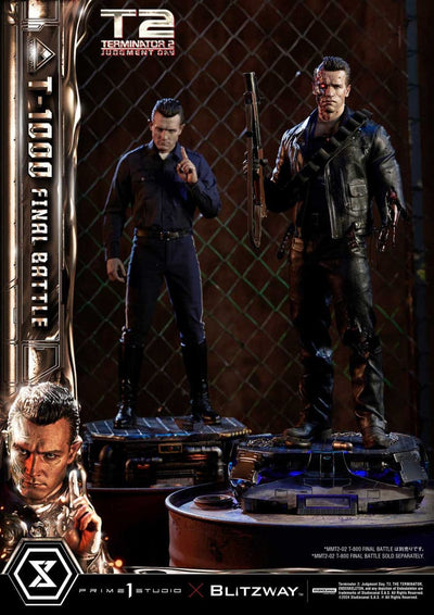 Terminator 2 Museum Masterline Series Statue 1/3 T-1000 Final Battle 73cm - Scale Statue - Prime 1 Studio - Hobby Figures UK