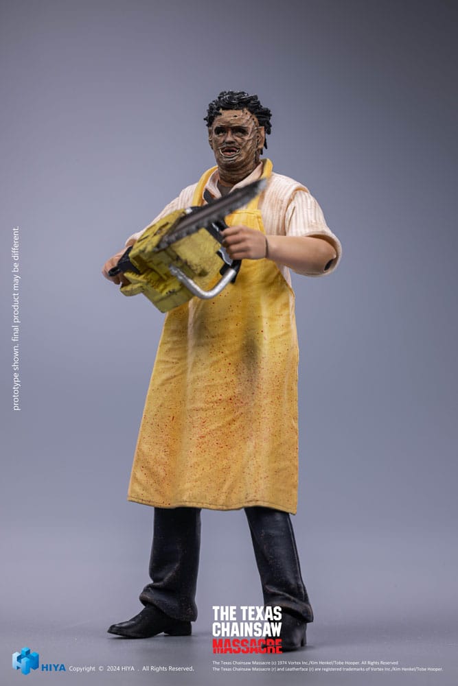 Texas Chainsaw Massacre (1974) Exquisite Mini Action Figure 1/18 LeatherFace - Killing Mask Standard Ver. 11cm - Action Figures - Hiya Toys - Hobby Figures UK