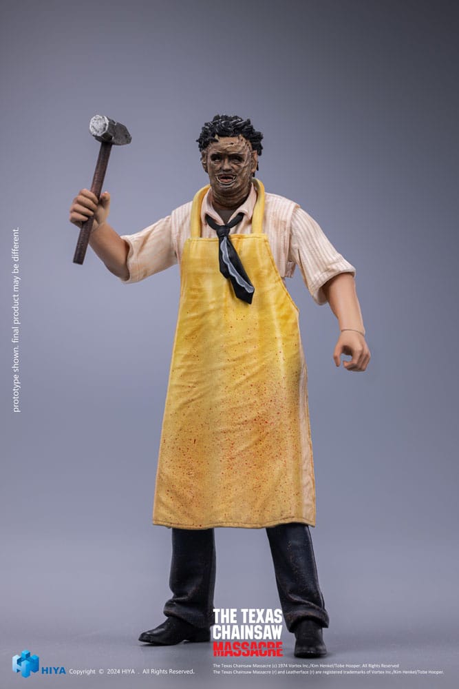 Texas Chainsaw Massacre (1974) Exquisite Mini Action Figure 1/18 LeatherFace - Killing Mask Standard Ver. 11cm - Action Figures - Hiya Toys - Hobby Figures UK