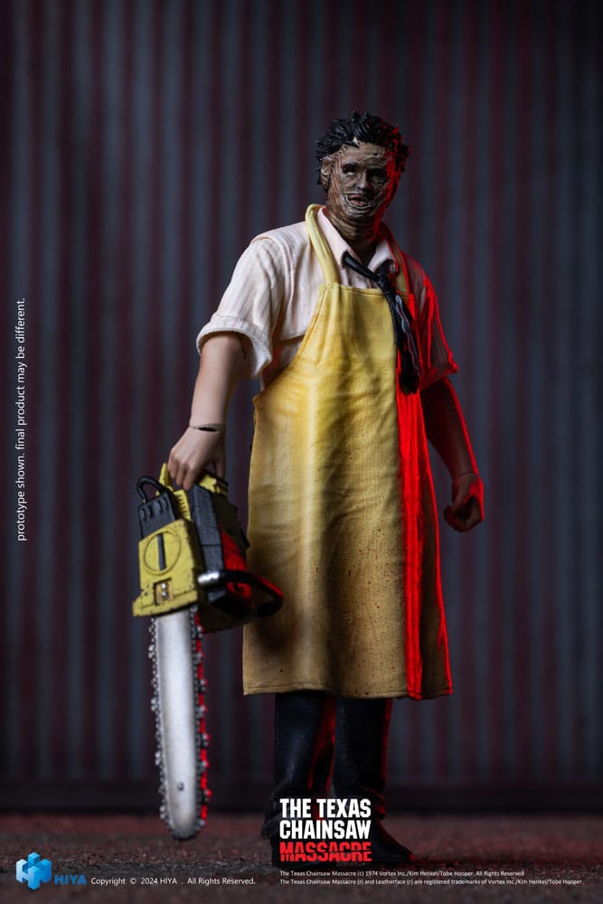 Texas Chainsaw Massacre (1974) Exquisite Mini Action Figure 1/18 LeatherFace - Killing Mask Standard Ver. 11cm - Action Figures - Hiya Toys - Hobby Figures UK
