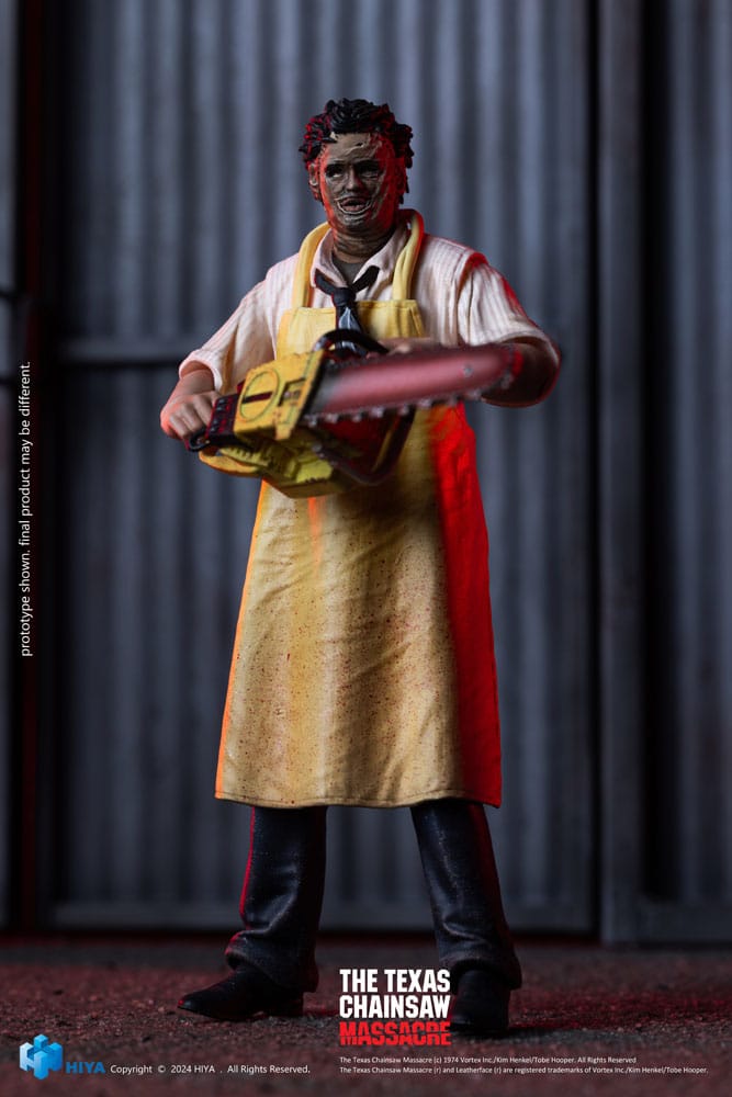 Texas Chainsaw Massacre (1974) Exquisite Mini Action Figure 1/18 LeatherFace - Killing Mask Standard Ver. 11cm - Action Figures - Hiya Toys - Hobby Figures UK