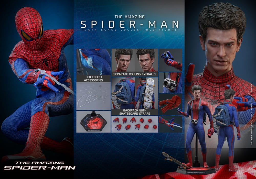 The Amazing Spider-Man Movie Masterpiece Action Figure 1/6 Spider-Man 30cm - Action Figures - Hot Toys - Hobby Figures UK