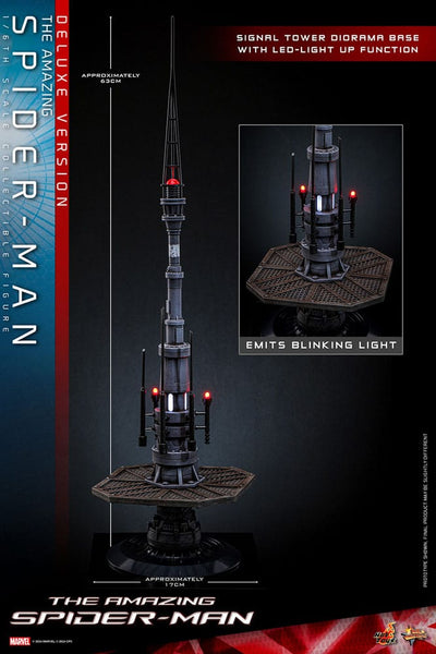 The Amazing Spider-Man Movie Masterpiece Action Figure 1/6 Spider-Man (Deluxe Version) 30cm - Action Figures - Hot Toys - Hobby Figures UK