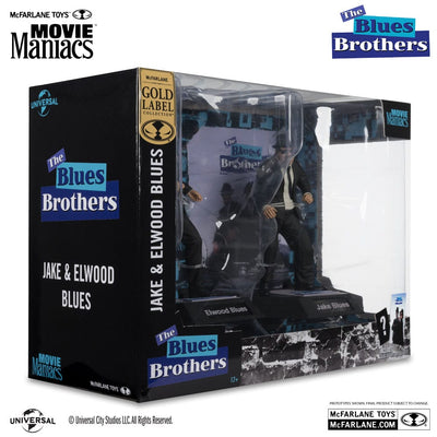 The Blues Brothers Movie Maniacs PVC Statue 2-Pack Jake & Elwood Blues (Gold Label) 15cm - Action Figures - McFarlane Toys - Hobby Figures UK