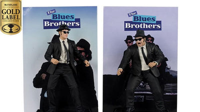The Blues Brothers Movie Maniacs PVC Statue 2-Pack Jake & Elwood Blues (Gold Label) 15cm - Action Figures - McFarlane Toys - Hobby Figures UK