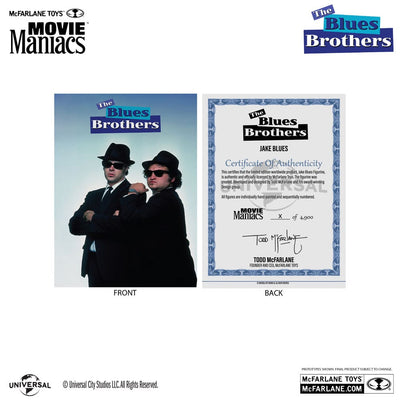 The Blues Brothers Movie Maniacs PVC Statue 2-Pack Jake & Elwood Blues (Gold Label) 15cm - Action Figures - McFarlane Toys - Hobby Figures UK