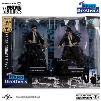 The Blues Brothers Movie Maniacs PVC Statue 2-Pack Jake & Elwood Blues (Gold Label) 15cm - Action Figures - McFarlane Toys - Hobby Figures UK